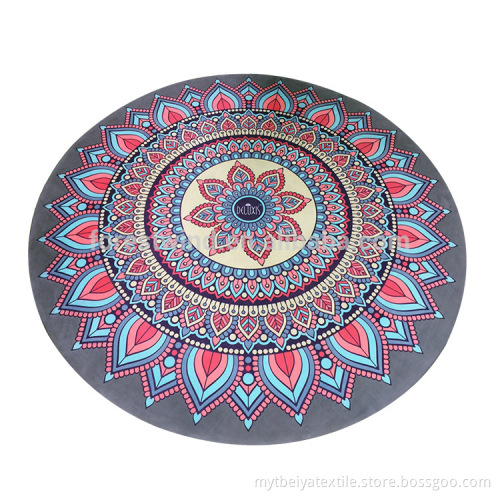 Promotional/Wholesale Customized Anti Slip Round Exercise Yoga Mat